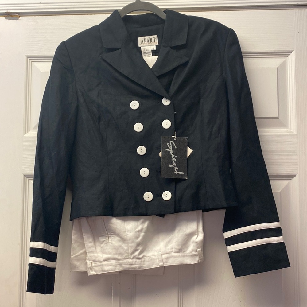 Size 8 Linen/Rayon Suit set NWT